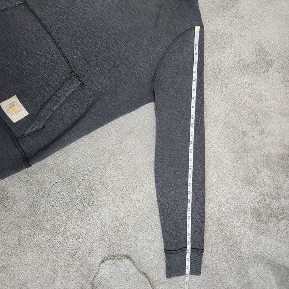 Hollister VTG Y2K 2000s Skater Half Zip Hooded Sweatshirt Grey Hoodie Size XL - Picture 10 of 16